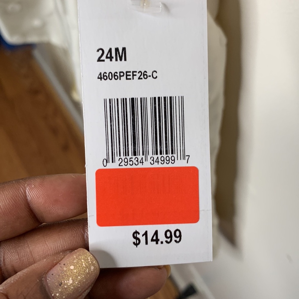 SOLD- Toddler 24m Formal Dress Champagne & Gold - Picture 7 of 7